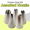 JH Stainless Steel 304 Assorted Big Pastry Piping Nozzle Cake Decoration - 1pc