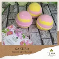 SAKURA Bath Bomb Malaysia ( 3.52oz / 100g) by Tsara Fresh Handmade Spa.