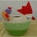 Handmade Crochet Coin Box