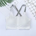 Korean version of the seamless bra back vest, female summer no scar chest pad la