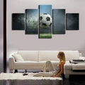 Unframed 5 Piece Storm Football Canvas Painting Background Wall Decoration