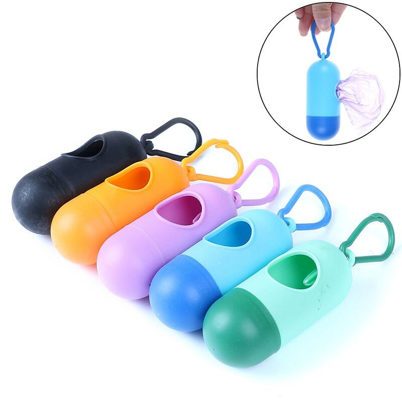 1 pcs Portable Baby Diapers Bag Box + 2 roll garbage bag - Random Colour