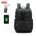 ?Free Gift ?Tigernu USB Korea Style Unisex Laptop Bag School Bag Travel Backpack