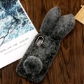 Samsung J4 2018 Mobile phone case with modeling fur ball