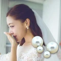 New Korean Fashion Earring - High Quality Double-Sided Pearl