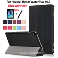 Case For Huawei Honor WaterPlay HDN-W09 HDN-L09 10.1" PU Leather Cover +Film+Pen