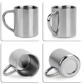Student Stainless Steel Double Wall Mug Travel Tumbler Coffee Tea Cup