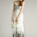 10036 WCC9186 Floral Chiffon Bohemian Long Dress
