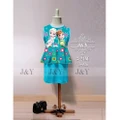 [SALES] Cartoon Mini Skirt Peplum Set 2pcs(Top+Skirt) - (J&Y) SIZE 3-24M