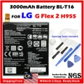 100% Ori LG G FLEX 2 H955 H959 3000mAh Battery BL-T16 With Opening Tools