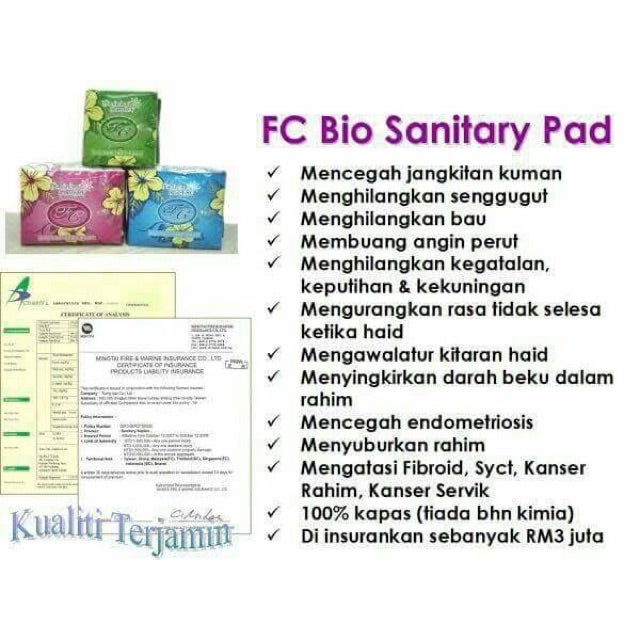 Pad Kapas Herba Asli