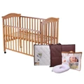 Baby Love Basic Solid Wood Baby Cot with Getha (24" x 48")