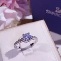 box. gift exquisite with ring lady ring diamond ring swarovski ring star Spot
