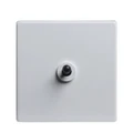 black color toggle wall switch and white color panel light switch