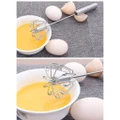 Stainless Steel Electric Egg Beater Semi-Automatic Mixer Mini Powerful Handheld