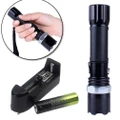 LED Flashlight Torch + Rechargeable 18650 Battery + Charger