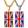 Flag series European style England Flag Pendant Necklace