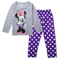 (RAYA)Lovely Minnie Mickey Mouse Leggings Baby Kids Girls Pajamas Set Nightwear