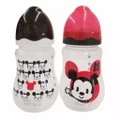 Disney Cuties 9OZ Twin Pack With Neck Bottle Set - Mickey & Minnie