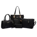 ??READY STOCK??Patent Leather Design Bag for Women 6 Set Bags Handbag Shoulder