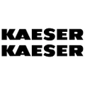 2 x KAESER 48cm x 7,3cm aufkleber sticker kompressoren kompressor compressor