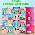 Pink or Blue 16 cube Tsum Tsum with rack
