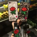 For Xiaomi mi 6x A1 A2 5 5S 7 8 note3 note5 Lace Rose Phone Case With Lanyard