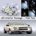 12 Bulb LED Interior Light Package kit For 2005-2009 Chevrolet Uplander White NQ