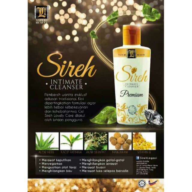 Sireh intimate cleanser by legacy su hsb (stokis bandar perda)