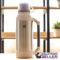 DD 2L Chrome Thermos Drinking Container Flask with Cup