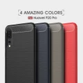 Carbon Fiber Case for Huawei P20 Pro P20 Plus P20 Lite Soft P10 Plus Cover Cases