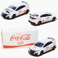 Coca Cola 1:64 Diecast Racing Car Honda Civic White