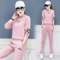 2018 spring and Autumn New Women's fashionable collar wear, long sleeved trouser