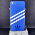 Trendy Hype Soft Back Case Cover for iPhone 7 and 8 Adidas White Stripes Logo