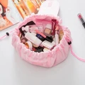 Cosmetic Bag Drawstring Portable Travel Pouch High Capacity
