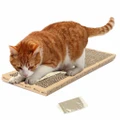 Cat Kitten Scratch Board Pad Corrugated Scratcher Soft Lounge Bed Mat Claws Care