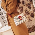 Mini Small Rivets Square Bag Embroidery Bag Shoulder Leisure