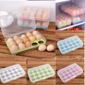 Single Layer Refrigerator Food 15 Eggs Airtight Storage container plastic Box