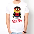 Men's Fashion Cotton T-shirt DESPICABLE ME Gru Fury T-Shirt Mens Funny T Shirts