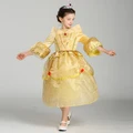 Girls Clothing Golden Belle Princess Children's Dresses Love Luo Cinderella Long