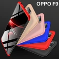 OPPO F9 case 3 in 1 matt pc hard ultra thin bumper frame case cover casing