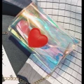 PVC Women's Love Design Sling Bag