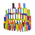 120 Pcs Colourful Wooden Dominoes