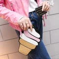 Leather women messenger bags Small Size Chain Handbags