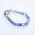 Chained to the Rhythm Holo Vintage Beaded Bracelet