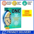 One True Fit Tight Fit Condoms 3 Pieces 49mm