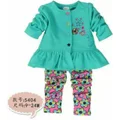Turquoise Butterfly And Flower 2 Pieces Set (9M~24M)