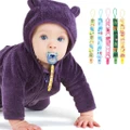 Universal Pacifier Soother Clips for Baby - 5 Pack