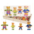 Bear Wooden Magnetic Puzzle Learning and Education