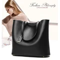 New Superfibrin skin black Casual fashion women handbag single shoulder bag